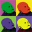 baby warhol style photo