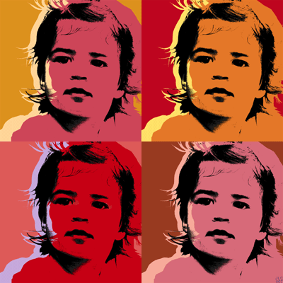 girl pop art custom